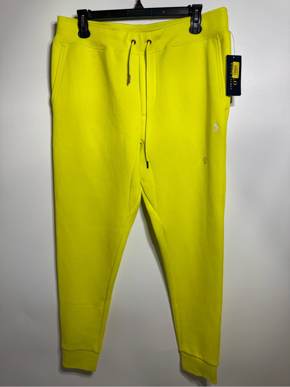 Polo Ralph Lauren Yellow Jogger Pants Size Medium NWT